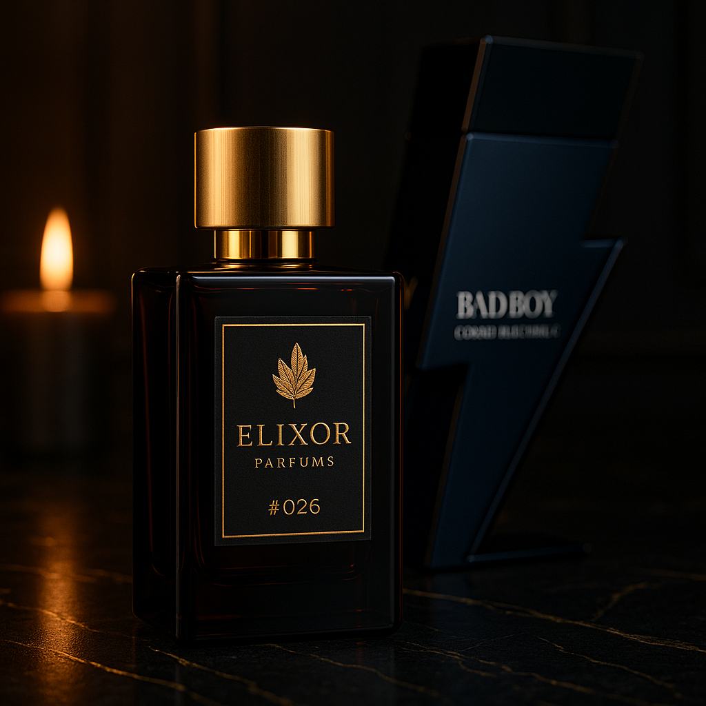 ELIXOR #026 | Inspirado en Bad Boy Cobal Electrique de Carolina Herrera | 60ml
